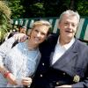 Guy Carlier et Joséphine Dard à Roland-Garros le 3 juin 2009.