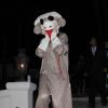 Isla Fisher déguisée en singe se rend à une soirée Halloween, à Beverly Hills, le 29 octobre 2012