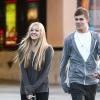 Ava Sambora, fille d'Heather Locklear et Richie Sambora, à la sortie d'un cinéma de Calabasas le 31 octobre 2012 après y avoir vu le film Paranormal Activity 4, spécialement pour Halloween.
