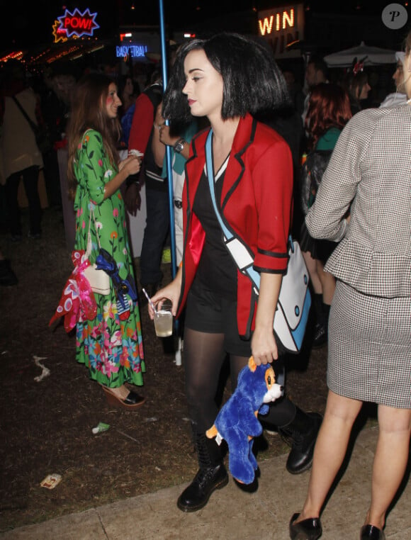 Katy Perry : exceptionnelle en Jane Lane lors de la soirée d'Halloween Hollywood Forever le 31 octobre 2012 à Los Angeles