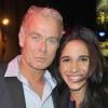 Franck Dubosc et Danièle à l'avant-premiere du film "Stars 80" le 19 octobre 2012 au Grand Rex.