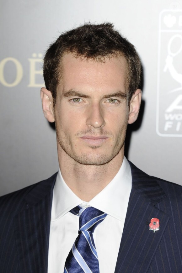 Andy Murray lors du gala du Masters de Londres qui se tenait au Royal Courts of Justice de Londres le 3 novembre 2012