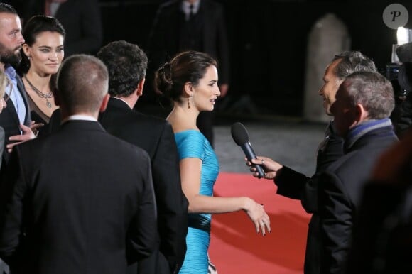 Penélope Cruz lors de l'avant-première du film Venir au monde, à Rome le 5 novembre 2012