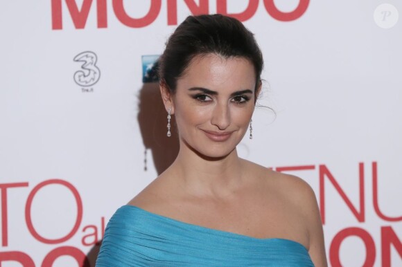 Penélope Cruz lors de l'avant-première du film Venir au monde, à Rome le 5 novembre 2012