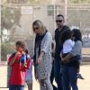 Heidi Klum avec ses enfants et Martin Kirsten le 3 novembre 2012 à Los Angeles.