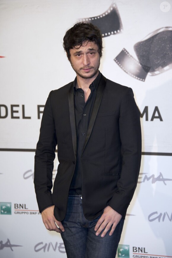 Jérémie Elkaïm lors du photocall du film Main dans la main au Festival du film de Rome le 10 novembre 2012