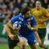 Yoann Huget lors du match entre la France et l'Australie au Stade de France à Saint-Denis le 10 novembre 2012