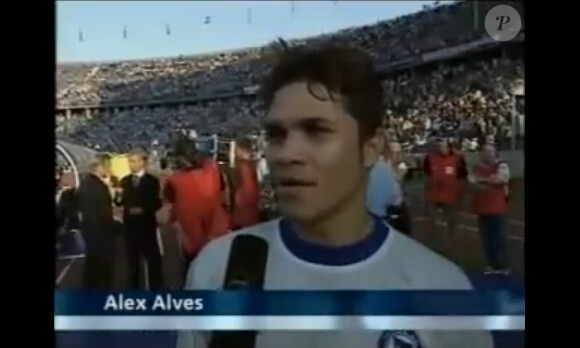 Alex Alves avec le Hertha Berlin en septembre 2000.