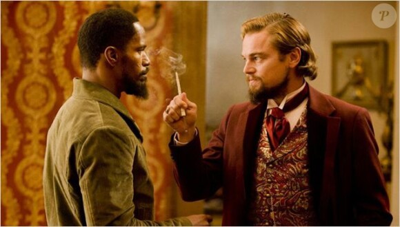 Jamie Foxx face à Leonardo DiCaprio dans Django Unchained, un face-à-face qui promet.