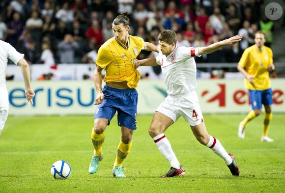 Zlatan Ibrahimovic lors du match amical à Solna en Suède le 14 Novembre 2012 face à l'Angleterre