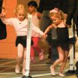 Harlow, 4 ans, adorable en tenue de ballerine à l'issue de son cours de danse. West Hollywood, le 15 novembre 2012.