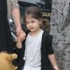 Sarah Michelle Gellar enceinte va chercher sa fille Charlotte à l'école à Beverly Hills, le 12 septembre 2012.