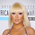 Christina Aguilera à la 40e cérémonie des  American Music Awards  à Los Angeles, le 18 novembre 2012.