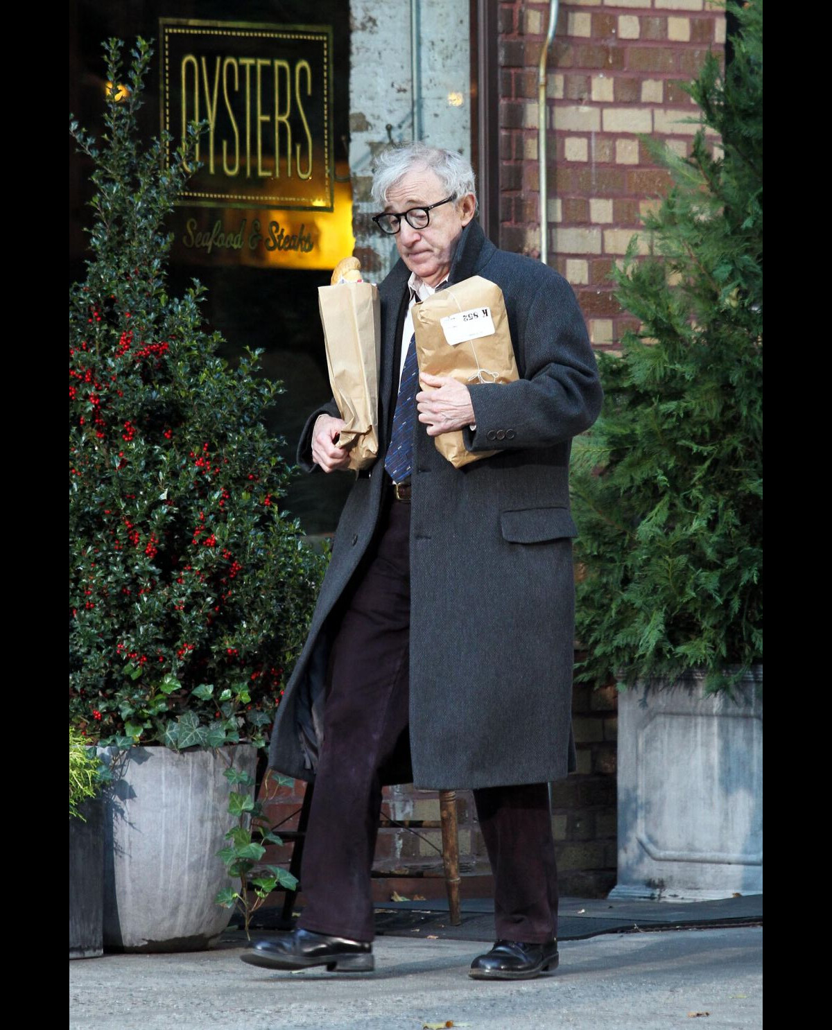 Photo Woody Allen tourne Fading Gigolo, le 17 novembre 2012. Purepeople