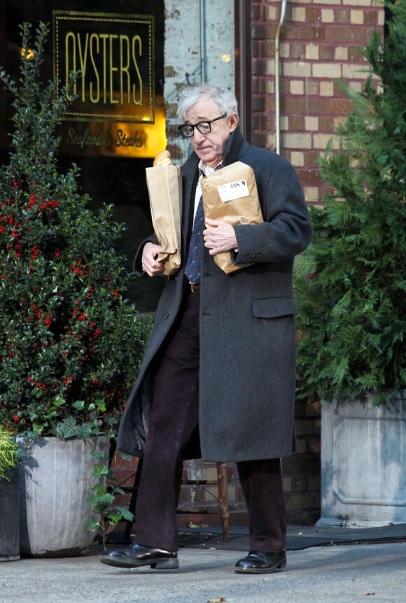 Woody Allen tourne Fading Gigolo, le 17 novembre 2012.