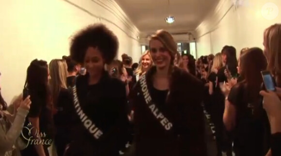 Présentation des 33 candidates à Miss France 2013 à l'île Maurice en novembre 2012