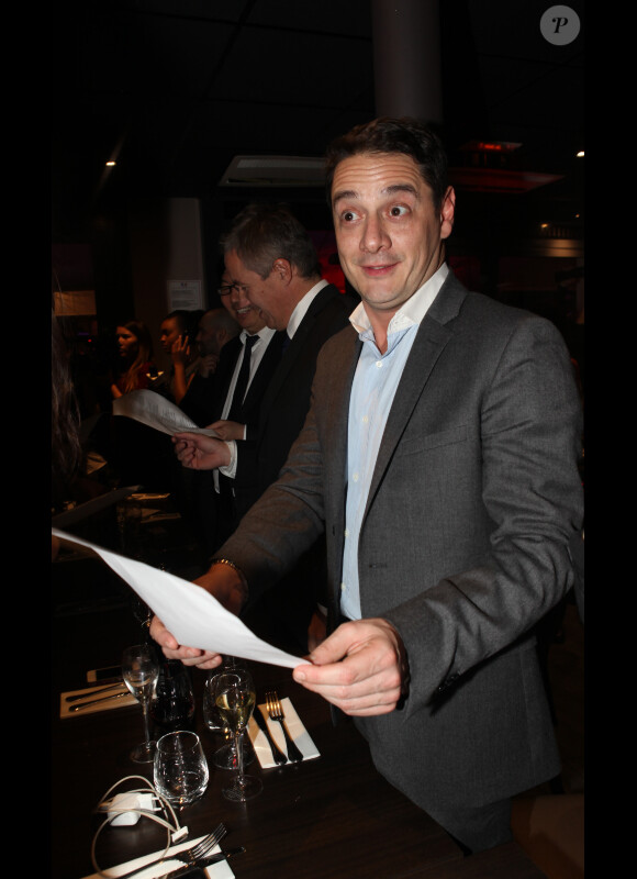 EXCLU - L'avocat David Koubbi lors de la soirée de l'Association des Journalistes Niçois dans le restaurant bar lounge O Cinq à Paris le 19 novembre 2012.