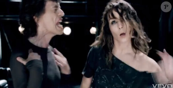 The Rolling Stones : image du clip de Doom and Gloom, réalisé par Jonas Akerlund, avec Noomi Rapace. Extrait de l'album GRRR! (novembre 2012).