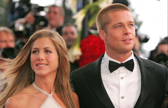 Jennifer Aniston et Brad Pitt le 13 mai 2004 à Cannes