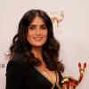 Salma Hayek, récompensée comme meilleur actrice internationale, lors des Bambi Awards le 22 novembre 2012 à Düsseldorf en Allemagne