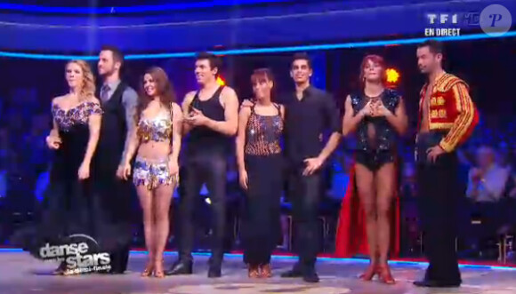 Lorie, Amel Bent, Emmanuel Moire et Taig Khris dans Danse avec les stars 3 le samedi 24 novembre 2012 sur TF1
