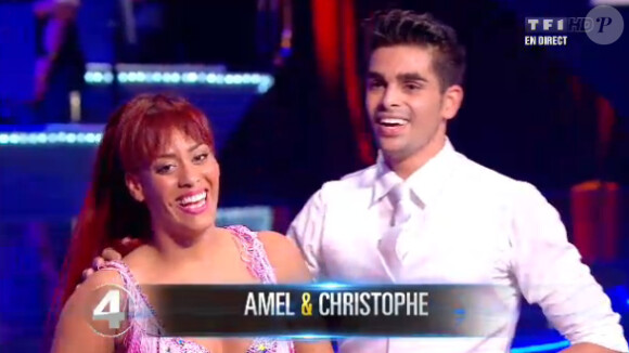 Amel Bent et Christophe dans Danse avec les stars 3 le samedi 24 novembre 2012 sur TF1