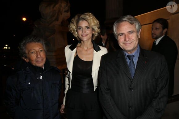 Alice Taglioni, le professeur Jean-Noël Fabiani et Yves Dahan réunis pour "sauvons l'hôpital" à la soirée Chanel le 8 novembre 2012