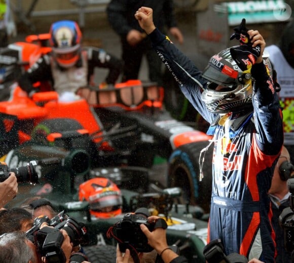 Sebastian Vettel a été sacré champion du monde le dimanche 25 novembre 2012 lors du Grand Prix du Brésil à Interlagos à Sao Paulo