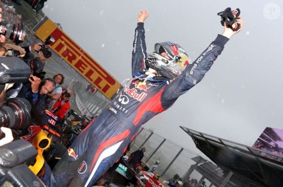 Sebastian Vettel a été sacré champion du monde pour la troisième fois de suite le dimanche 25 novembre 2012 lors du Grand Prix du Brésil à Interlagos  à Sao Paulo