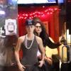 Justin Bieber et Selena Gomez sortent d'un restaurant à Los Angeles le 16 novembre 2012.