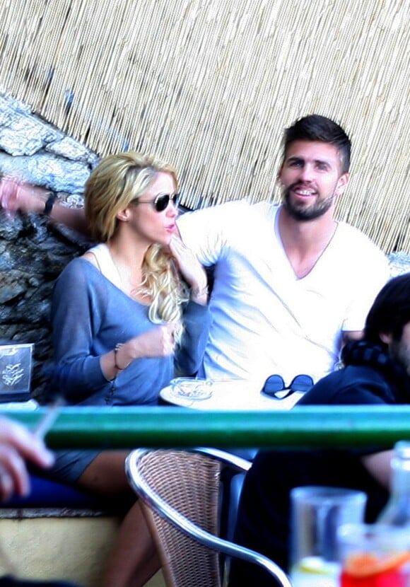 Shakira et Piqué en avril 2011
