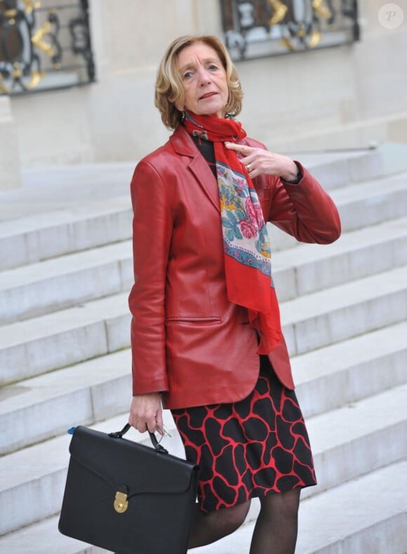 Nicole Bricq, ministre du Commerce extérieur, à la sortie du conseil des ministres, le 28 novembre 2012.