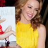Kylie Minogueprésente son livre 'Kylie Fahsion' chez Harrods à Londres, le 28 novembre 2012.