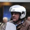 Gérard Depardieu à scooter à Paris le 7 novembre 2011