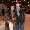 Vincent Perez et sa femme Karine Sylla au Gucci Paris Masters le 2 décembre 2012 pour le Grand Prix, remporté par le Néerlandais Mark Houtzager avec Sterrehof's Tamino.