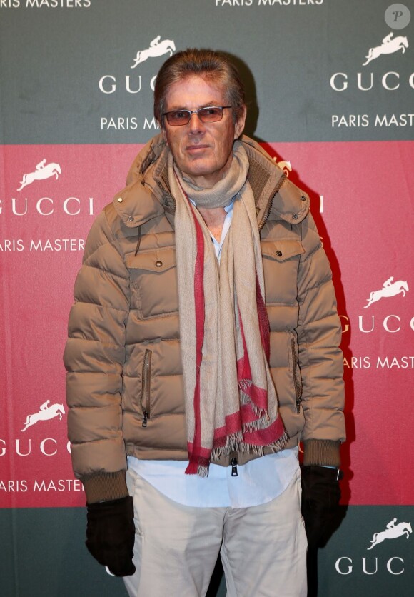 Dominique Desseigne au Gucci Paris Masters le 2 décembre 2012 pour le Grand Prix, remporté par le Néerlandais Mark Houtzager avec Sterrehof's Tamino.