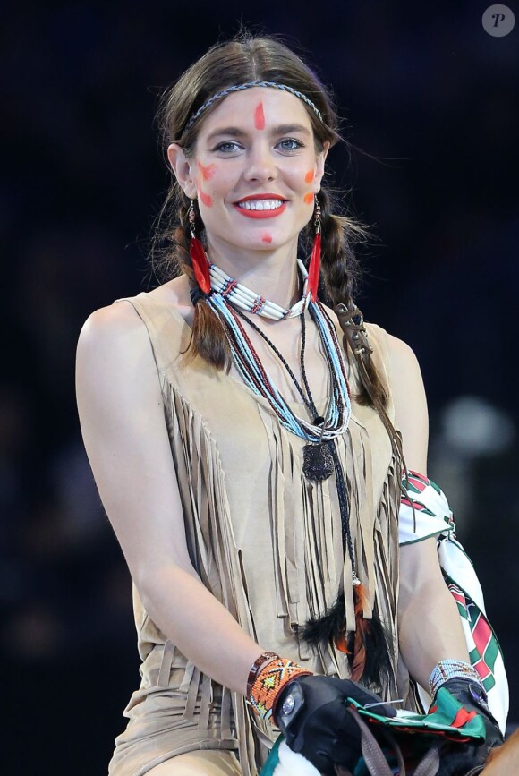 Charlotte Casiraghi lors de Style & Competition au Gucci Paris Masters le 1er décembre 2012