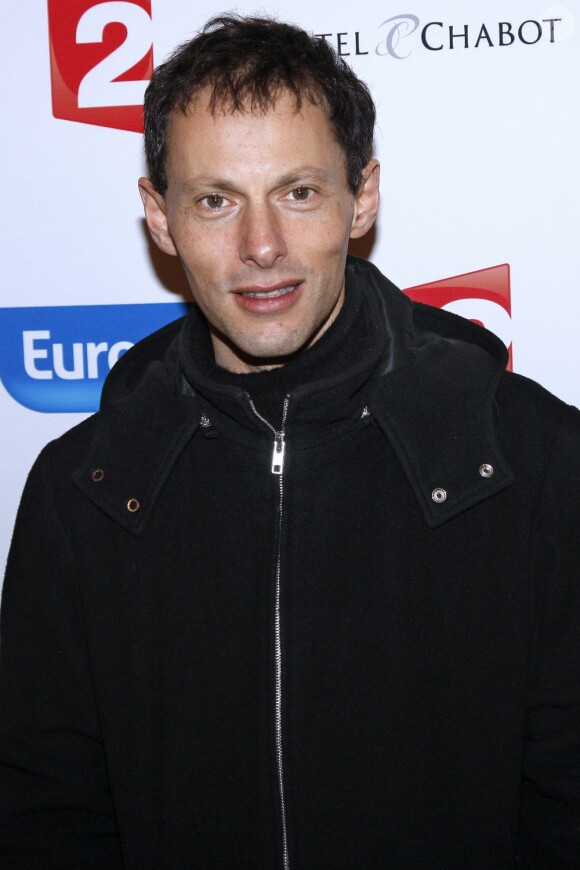 Marc-Olivier Fogiel lors de la projection au théâtre Antoine du documentaire sur Laurent Ruquier "On ne demande qu'à le connaître" que Gérard Miller a réalisé pour France 2 (diffusion entre Noël et le jour de l'an) à Paris le 2 décembre 2012.