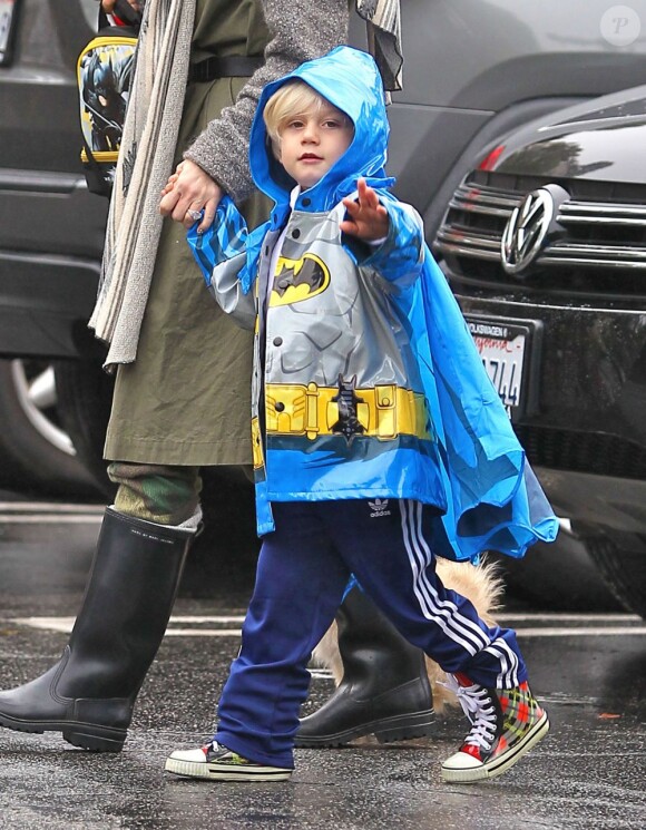 Gwen Stefani va chercher son fils Zuma à l'école. Los Angeles, le 29 novembre 2012.
