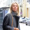 Maria Sharapova s'est offert une virée shopping chez Armani à Milan le 2 décembre 2012