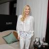 Kate Hudson à New York a choisi une tenue pyjama pour assurer la promotion de la marque de cosmétiques Almay le 3 décembre 2012