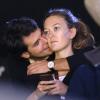 Sergio Alvarez Moya et Marta Ortega, héritière d'Inditex (Zara), enceinte de six mois, au Gucci Paris Masters à Villepinte, le 1er décembre 2012.