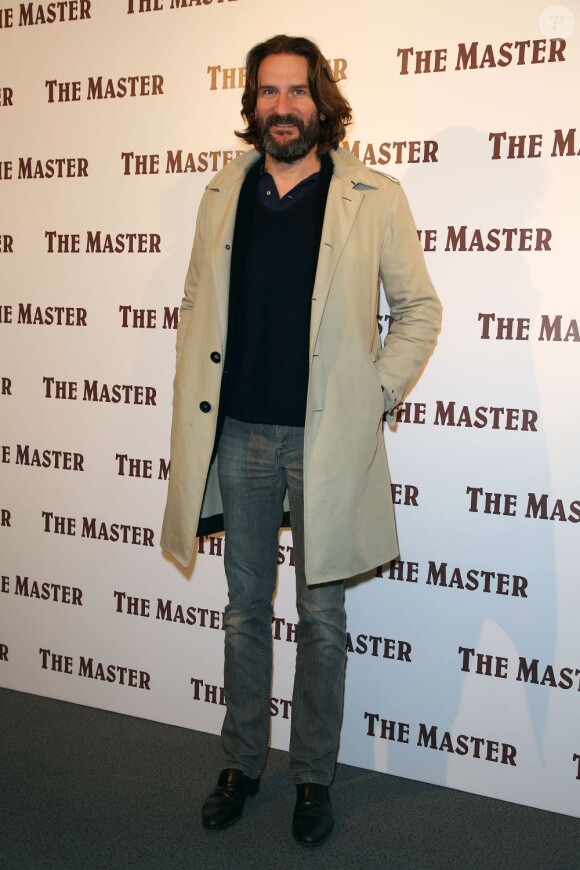 Frédéric Beigbeder à la première du film The Master au cinéma de l'Arlequin à Paris le 4 décembre 2012.