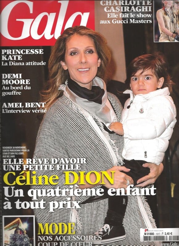 Une du magazine Gala.