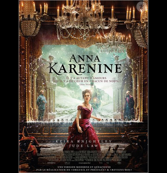 Affiche officielle d'Anna Karenine.