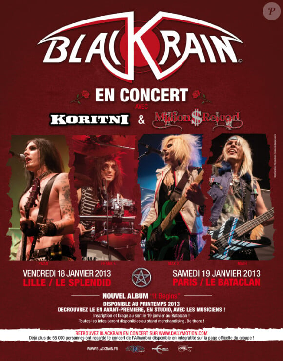 BlackRain, demi-finaliste de La France a un Incroyable Talent le 5 décembre 2012 et grosse révélation de la scène hard rock française.