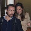 Pippa et James Middletonont rendu visite à leur soeur Kate Middleton, enceinte, à l'hôpital King Edward VII de Londres, le 5 décembre 2012.