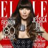 Jessica Biel en couverture de l'édition américaine du magazine Elle - janvier 2013