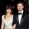 Jessica Biel et Justin Timberlake à New York le 7 mai 2012 pour la soirée du Costume Institute Gala