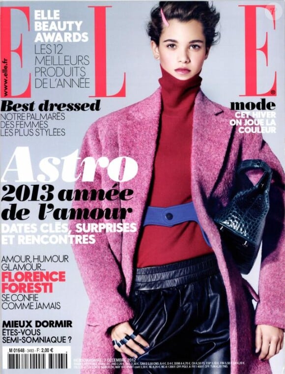 La couverture du magazine Elle du 7 décembre 2012.
